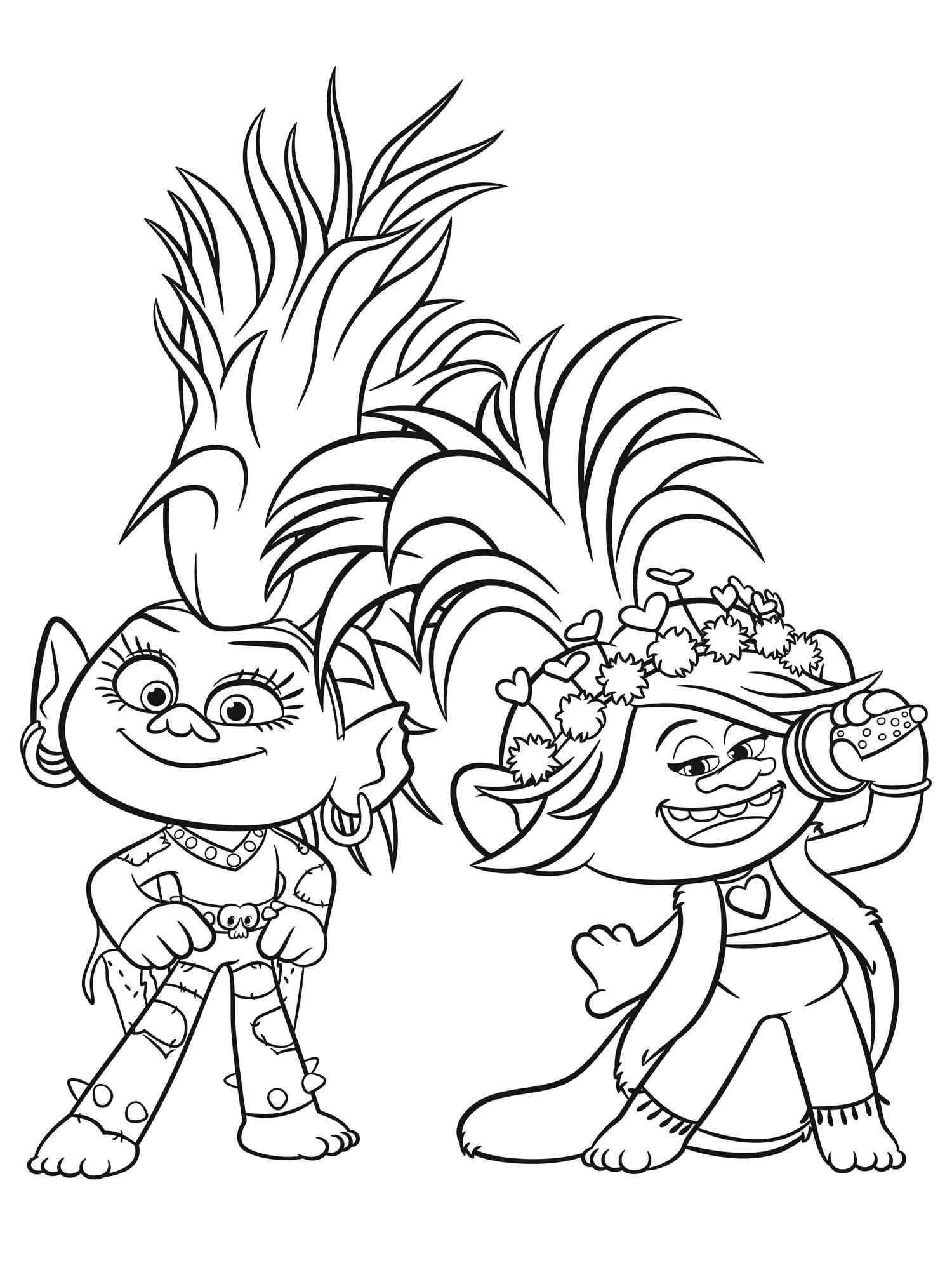 Trolls Coloring Pages Trolls Coloring Pages