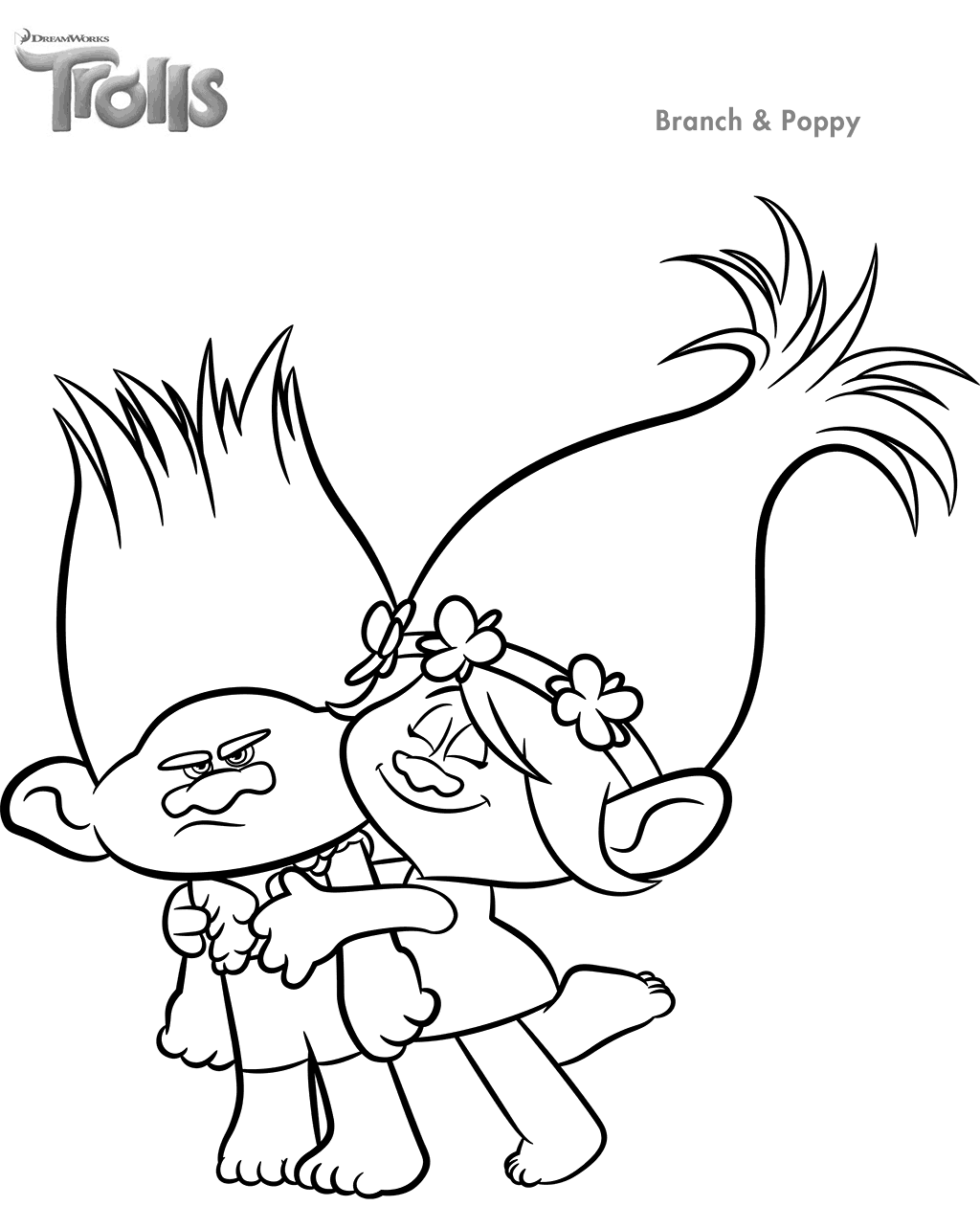 Trolls Movie Printable Coloring Pages Trolls Movie Printable Coloring Pages