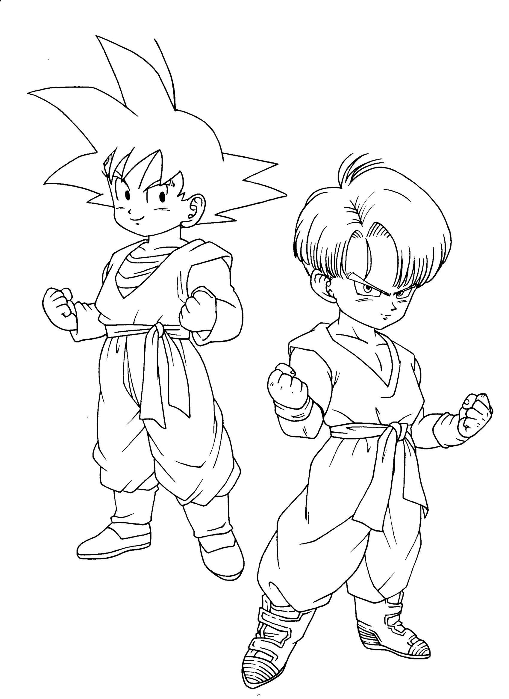 Trunks Super Saiyan Coloring Pages Trunks Super Saiyan Coloring Pages
