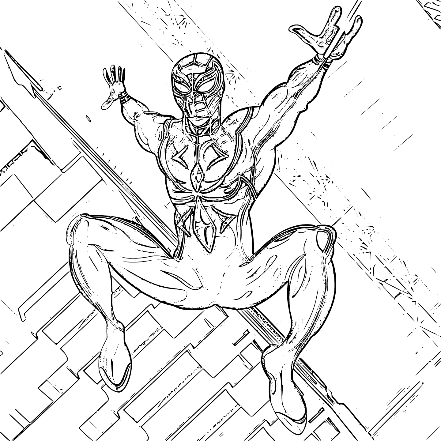 Ultimate Spiderman Miles Morales Coloring Pages 9 Printable Sheets Ultimate Spiderman Miles Morales Coloring Pages 9 Printable Sheets
