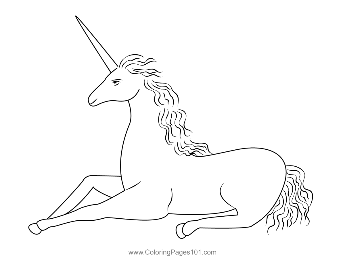 Unicorn Coloring Page For Kids Free Unicorns Printable Coloring Pages