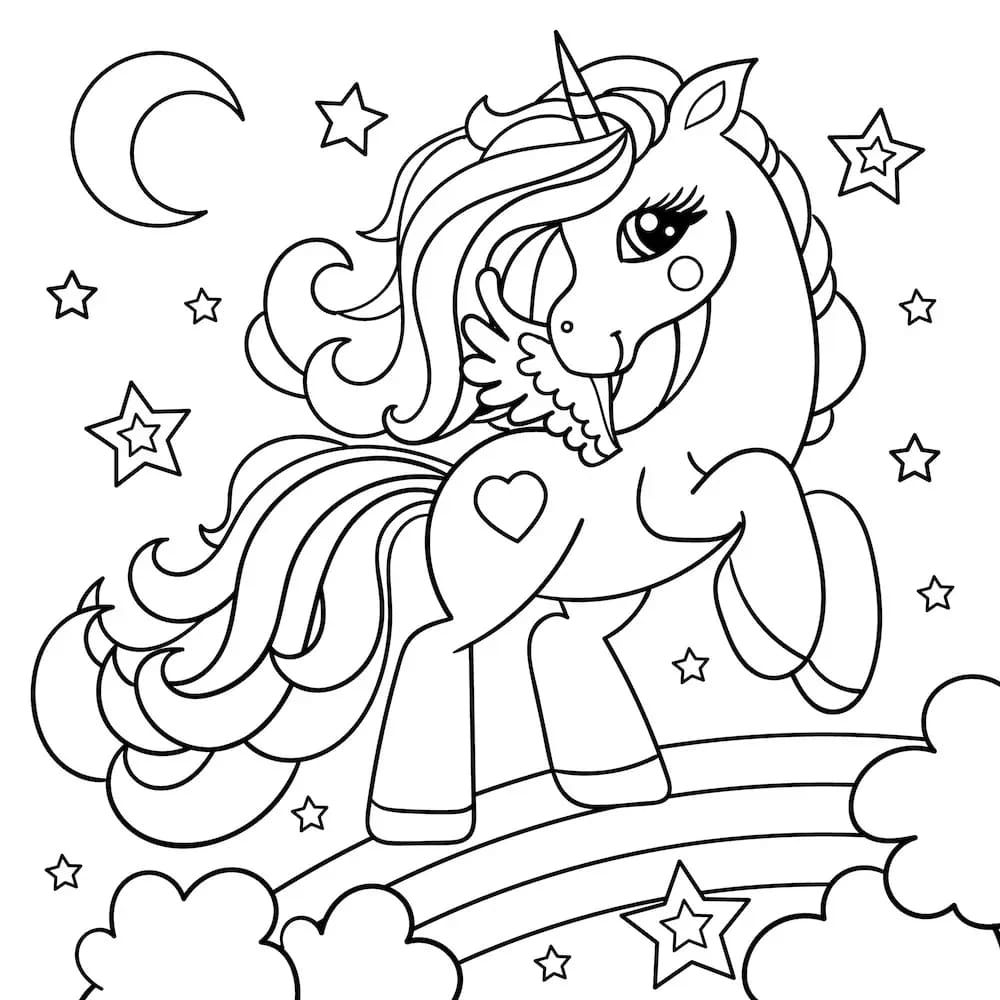Unicorn Coloring Pages Free Printables Unicorn Coloring Pages Free Printables