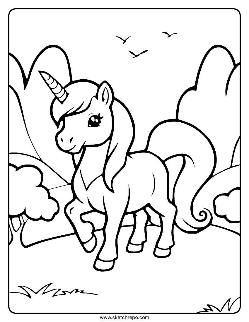 Unicorn Coloring Pages Sketch Repo Unicorn Coloring Pages Sketch Repo