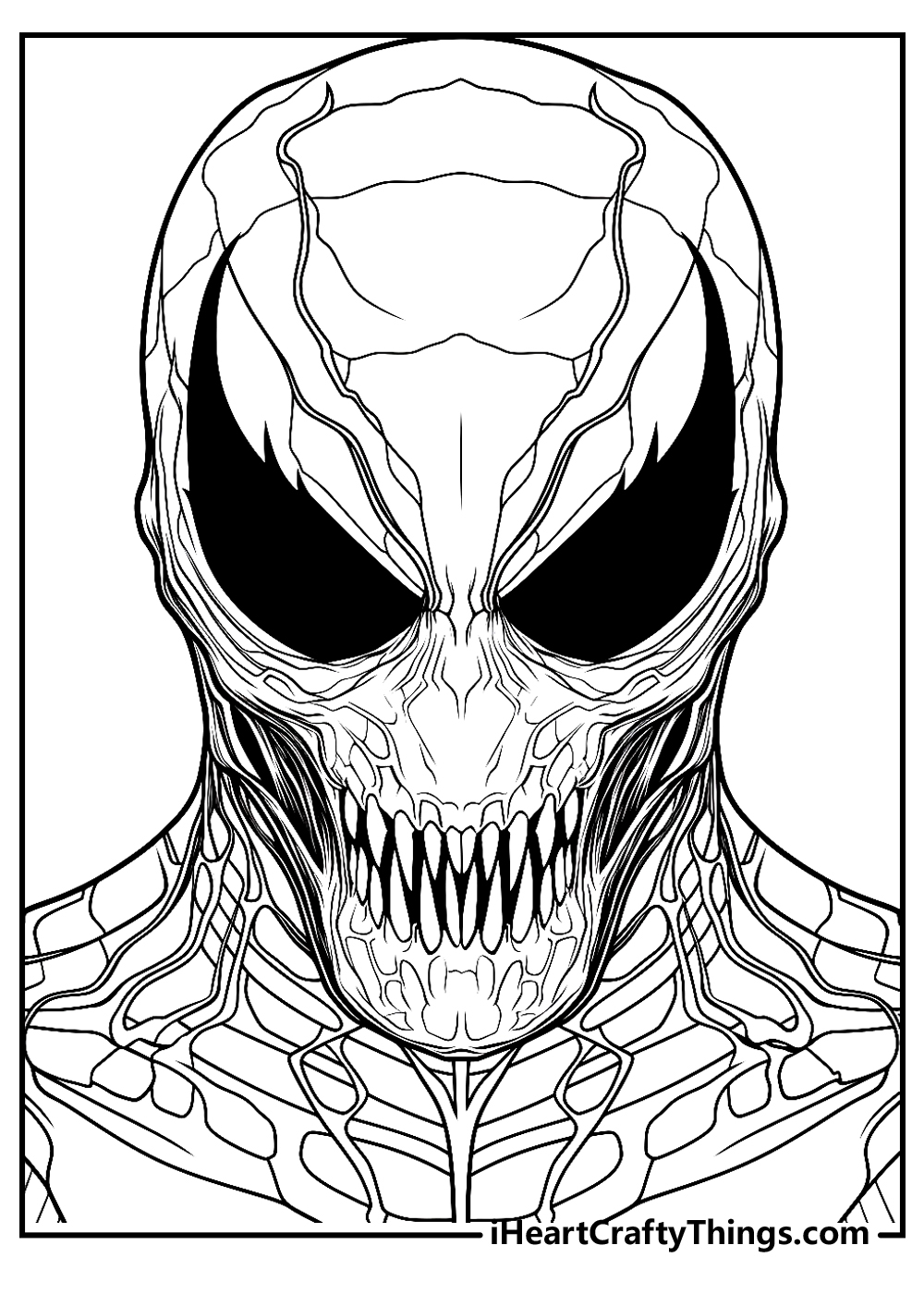 Venom Printable Coloring Pages Venom Printable Coloring Pages