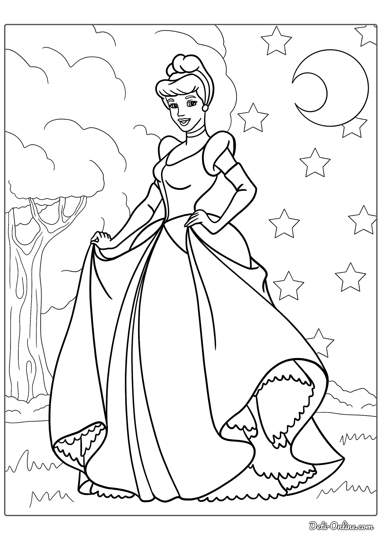 Cinderella Free Printable Coloring Pages Cinderella Free Printable Coloring Pages