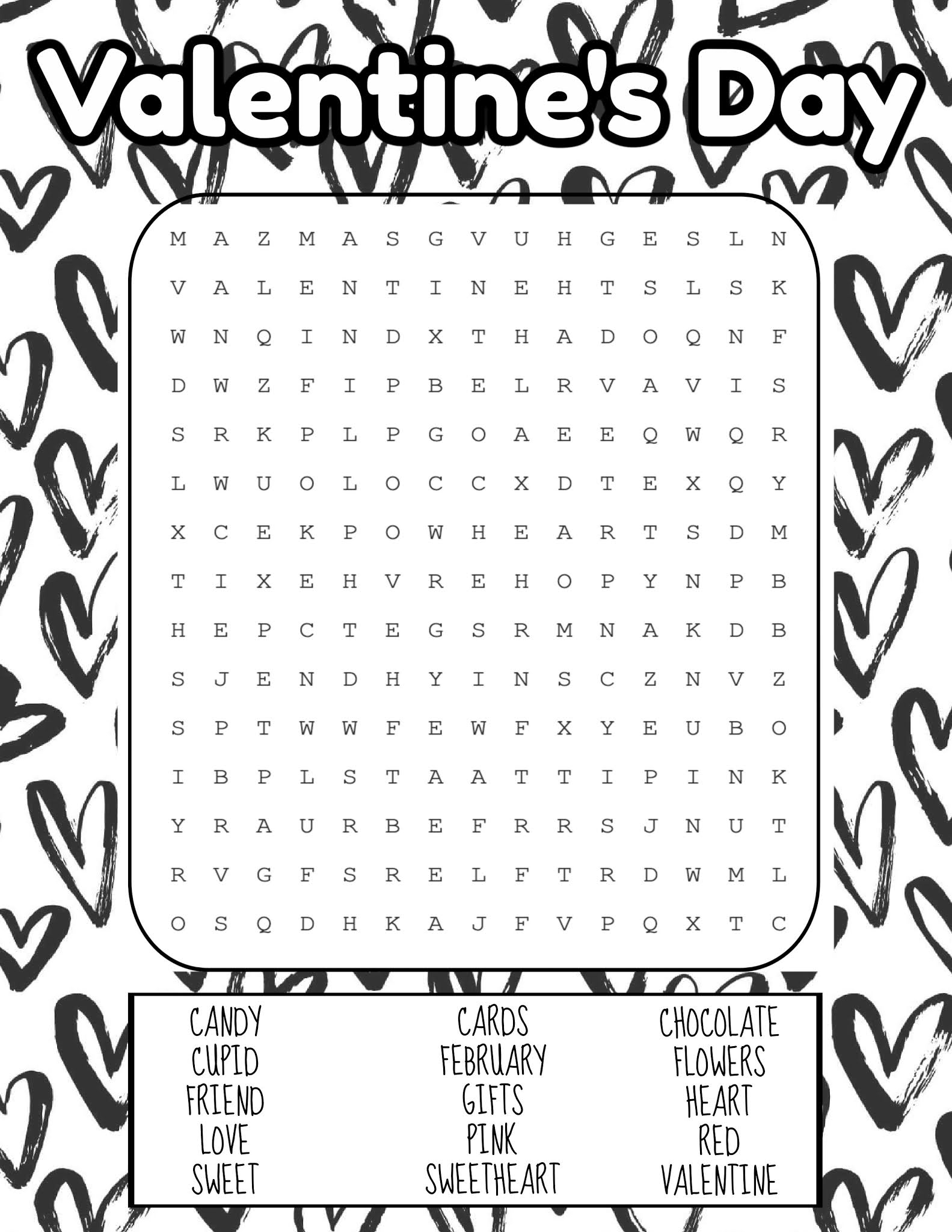 Valentines Day Coloring Pages PDF Valentines Day Coloring Pages PDF