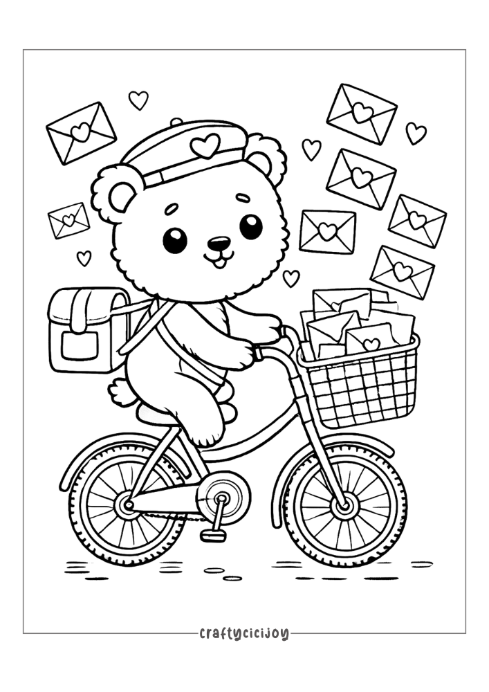 Valentine Color Pages Printable Valentine Color Pages Printable