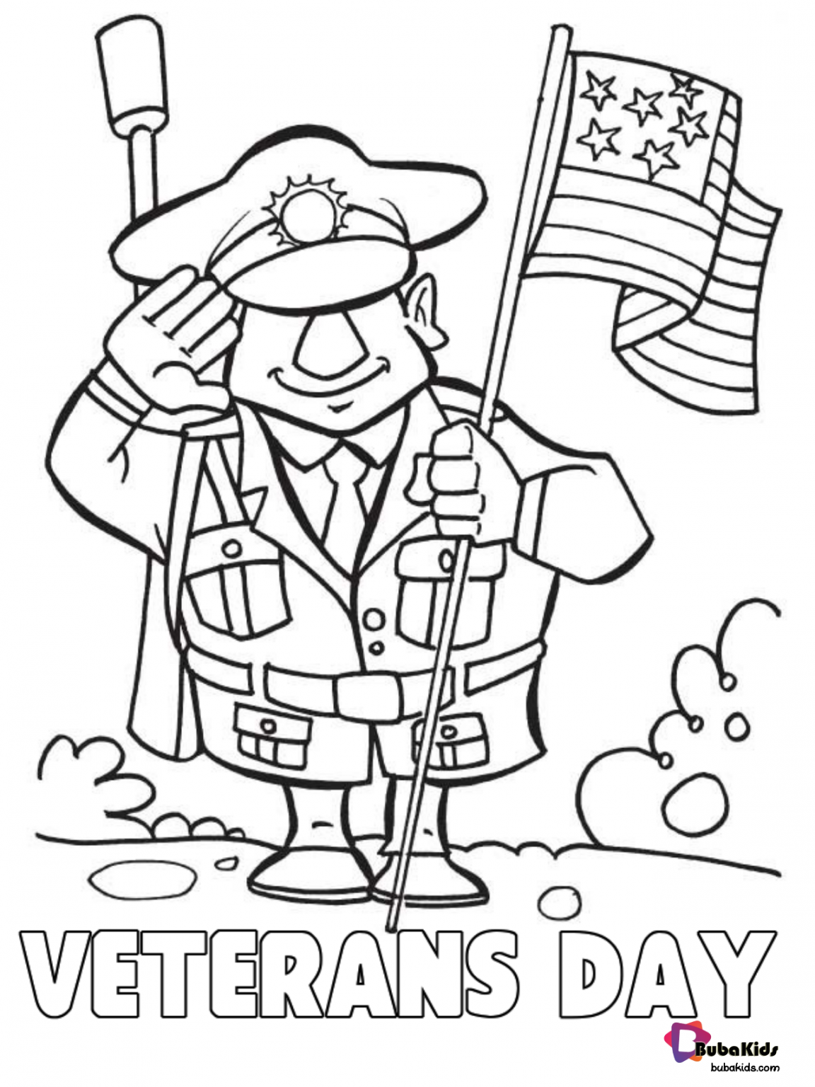 Veterans Day Printable Coloring Pages BubaKids Veterans Day Printable Coloring Pages BubaKids