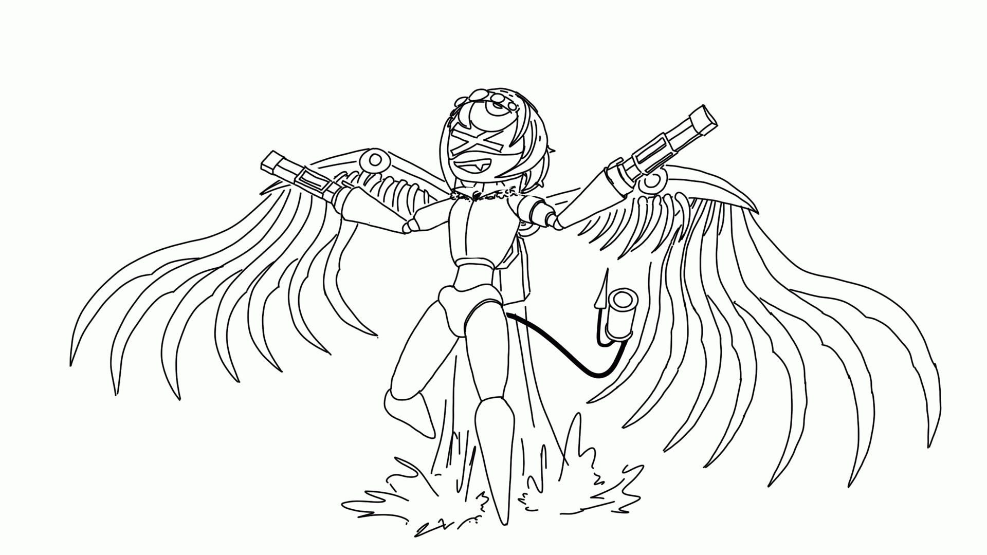 Murder Drones Coloring Pages Printable Murder Drones Coloring Pages Printable