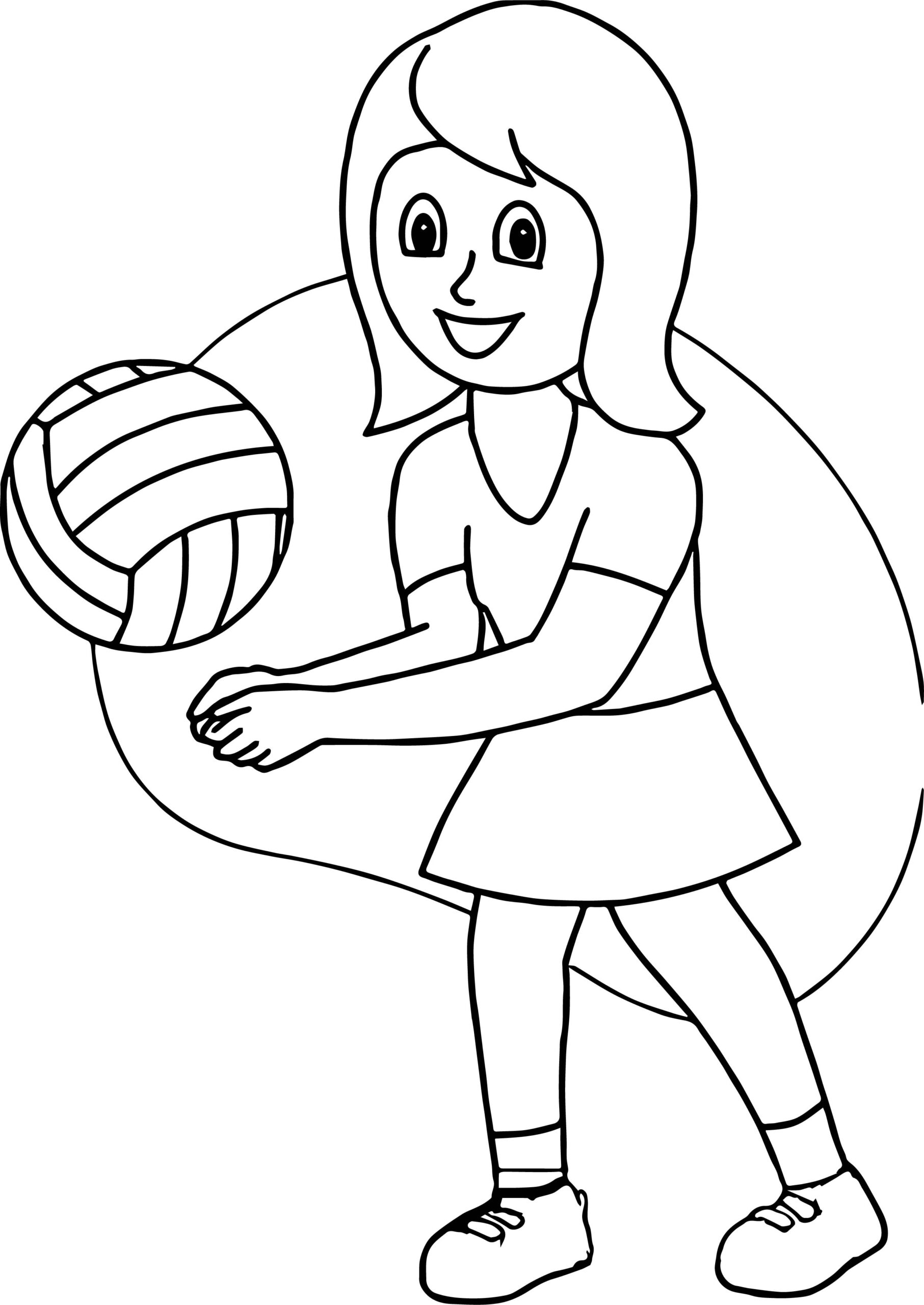 Volleyball Coloring Pages Printable Volleyball Coloring Pages Printable