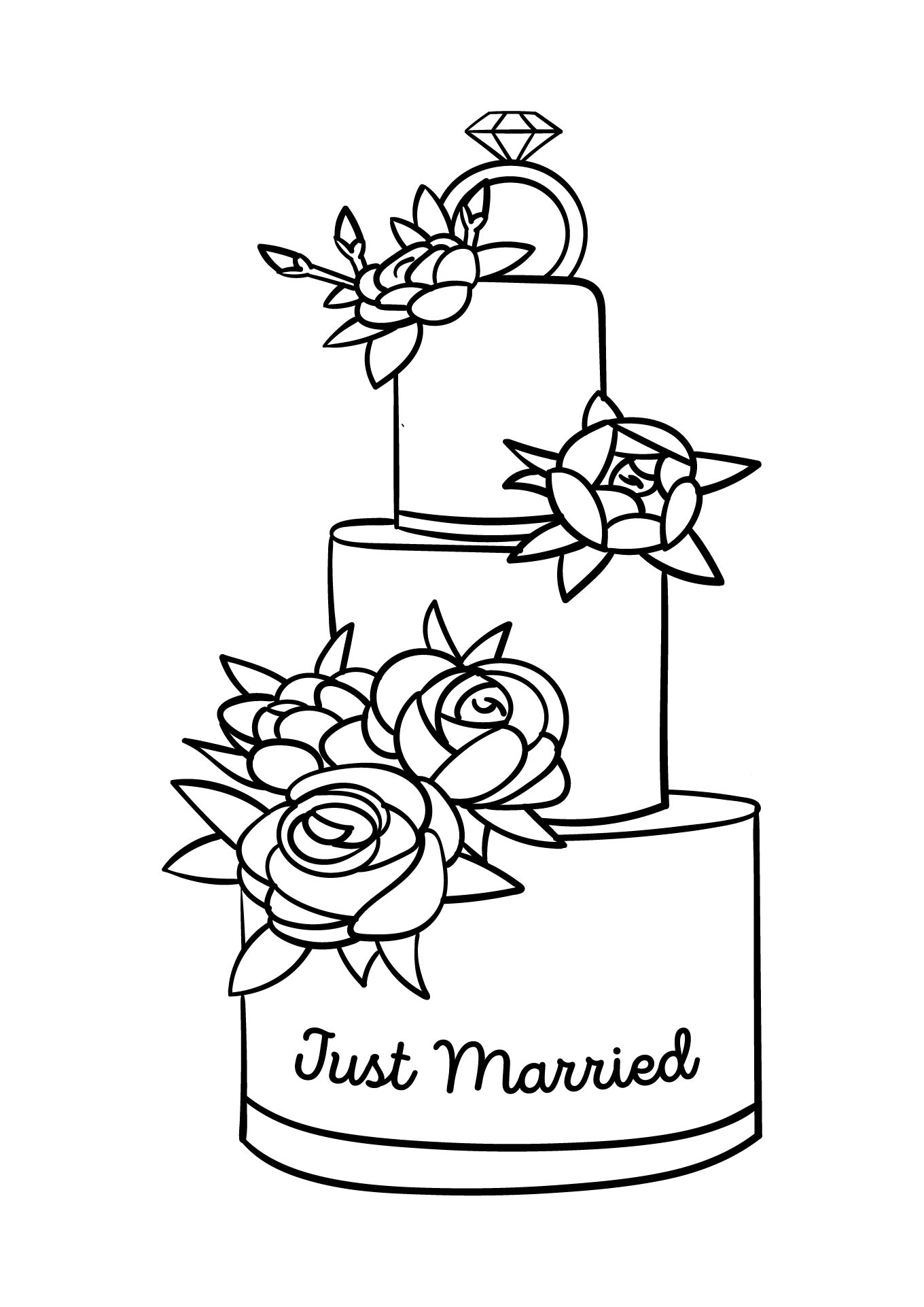 Wedding Colouring Book Printable Wedding Colouring Book Printable