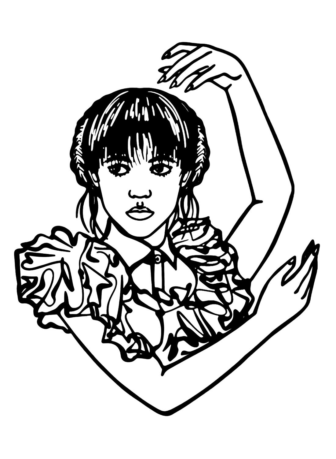 Wednesday Coloring Pages Coloring Pages For Kids And Adults Wednesday Coloring Pages Coloring Pages For Kids And Adults