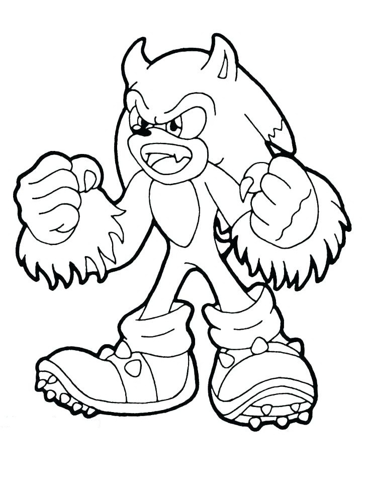 Werehog Sonic Coloring Page Free Printable Coloring Pages For Kids Werehog Sonic Coloring Page Free Printable Coloring Pages For Kids
