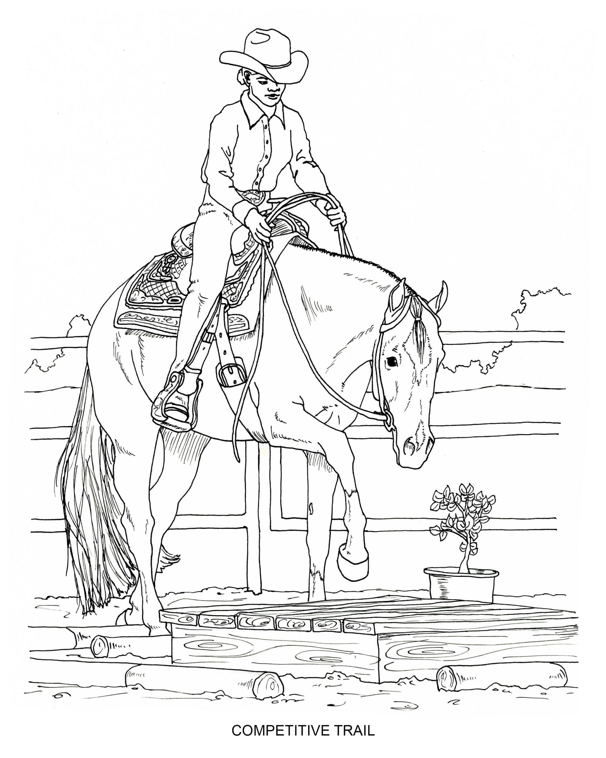 Western Coloring Pages Western Coloring Pages