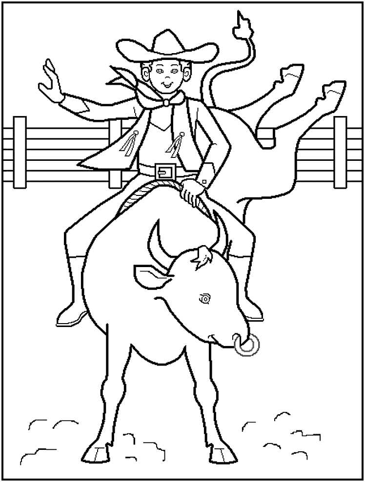 Western Themed Coloring Sheets Western Themed Coloring Sheets