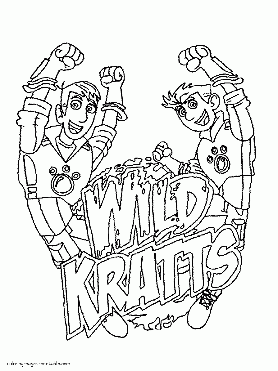 Wild Kratts Colouring Pages COLORING PAGES PRINTABLE COM Wild Kratts Colouring Pages COLORING PAGES PRINTABLE COM