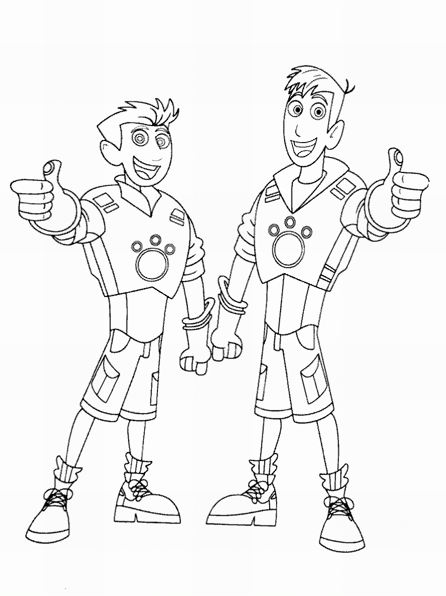 Printable Wild Kratts Coloring Pages Printable Wild Kratts Coloring Pages