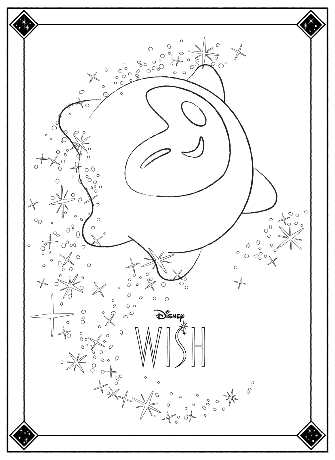 WISH Coloring Pages Highlights Along The Way In 2024 Disney WISH Coloring Pages Highlights Along The Way In 2024 Disney