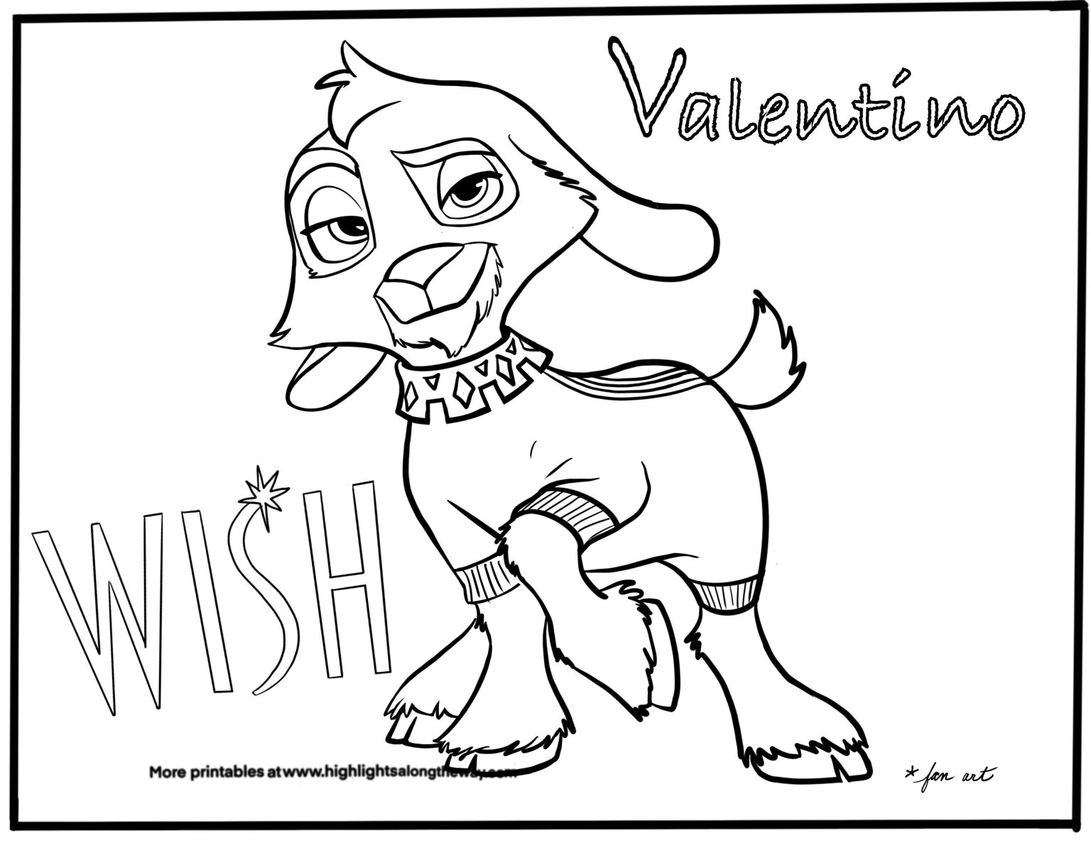 WISH Coloring Pages Highlights Along The Way WISH Coloring Pages Highlights Along The Way