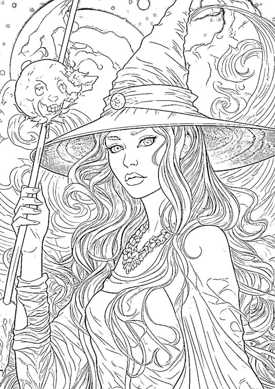 Witch Coloring Page Coloring Book 6000 Coloring Pages Witch Coloring Page Coloring Book 6000 Coloring Pages