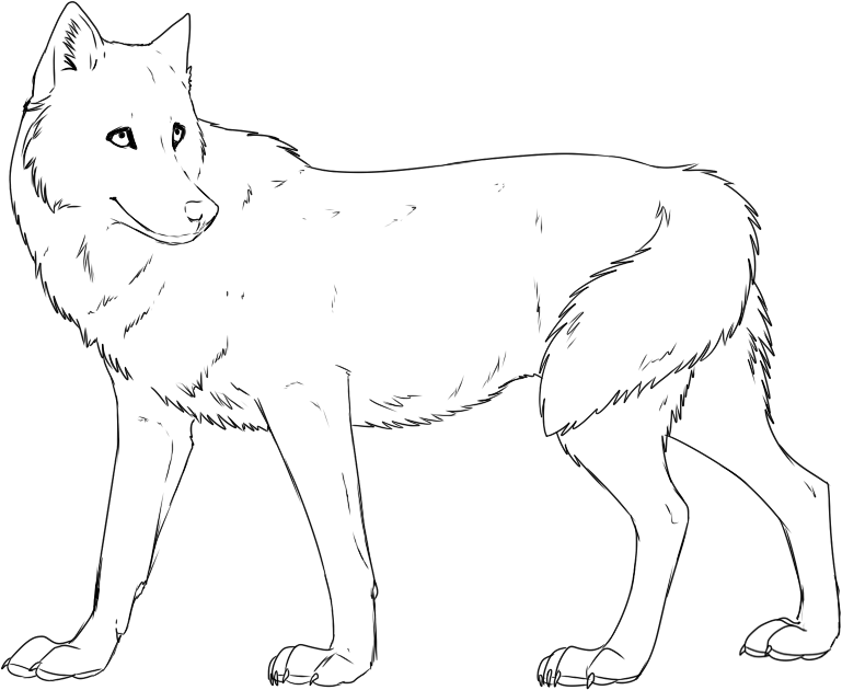 Wolves Free Coloring Pages Wolves Free Coloring Pages