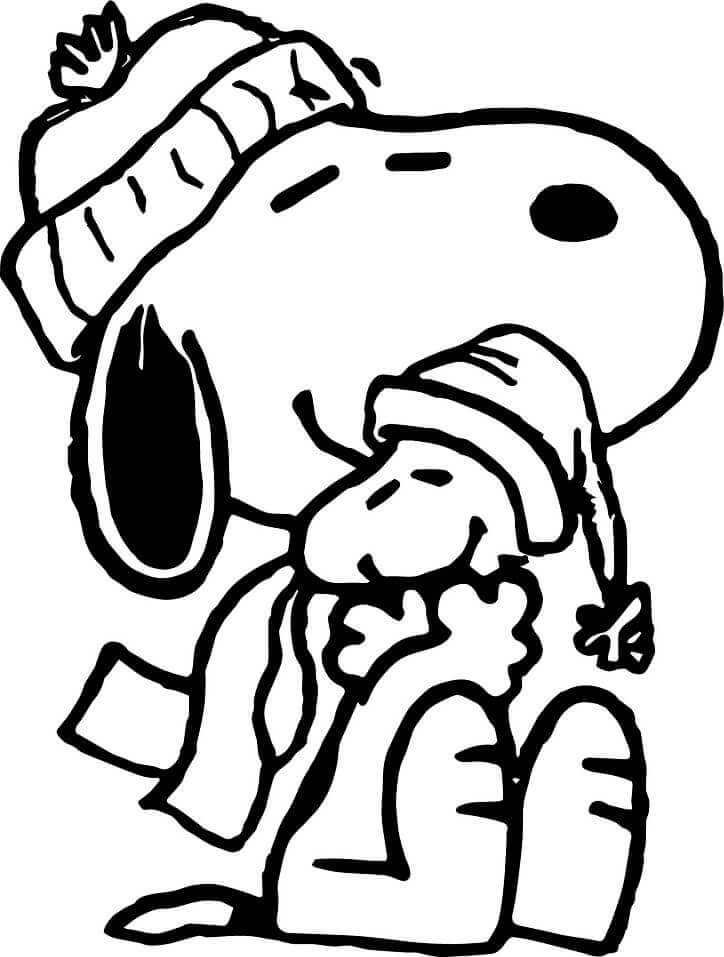 Woodstock Y Snoopy Para Colorear Imprimir E Dibujar ColoringOnly Com Woodstock Y Snoopy Para Colorear Imprimir E Dibujar ColoringOnly Com