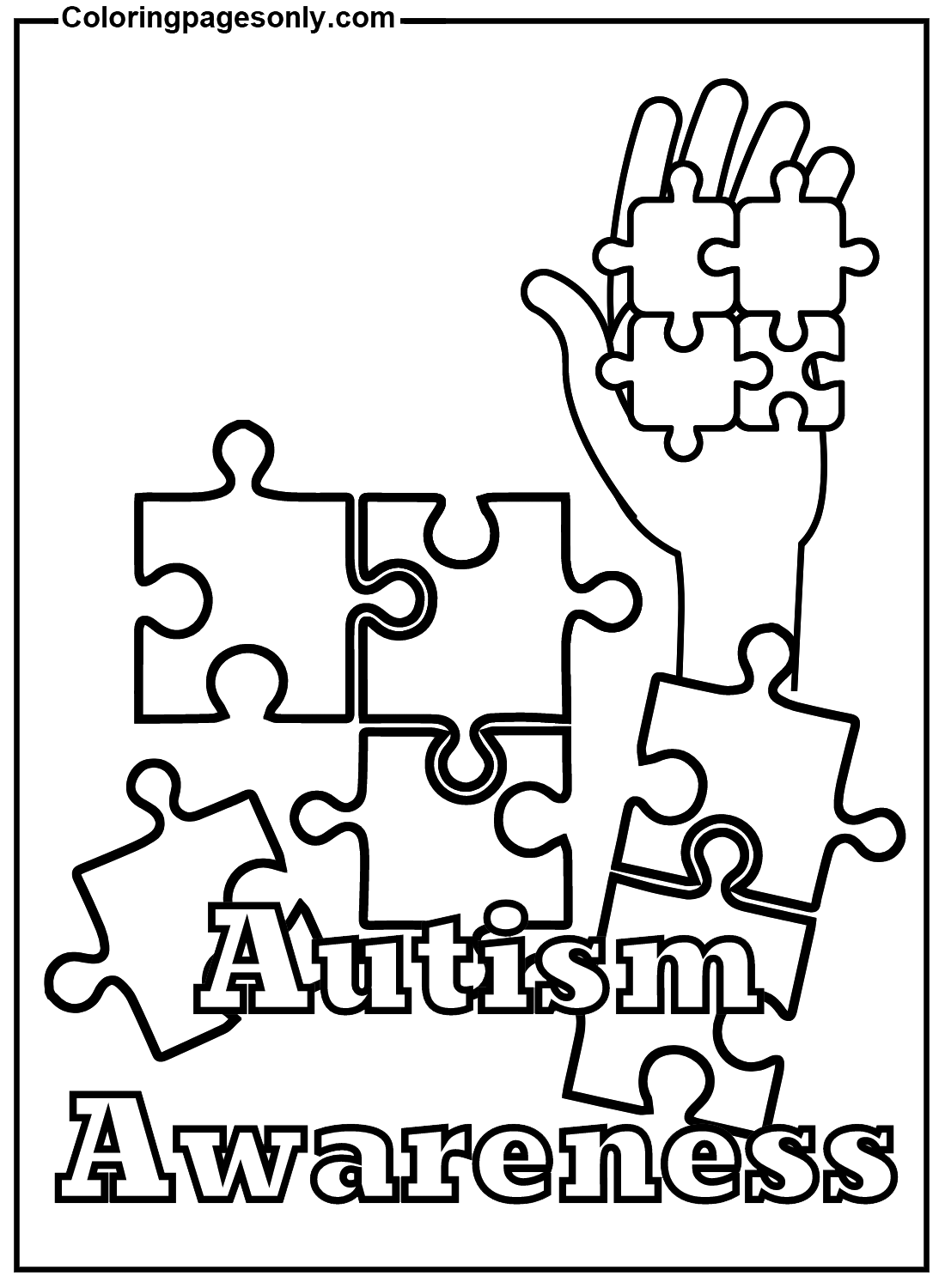 World Autism Awareness Day Coloring Page Free Printable Coloring Pages World Autism Awareness Day Coloring Page Free Printable Coloring Pages
