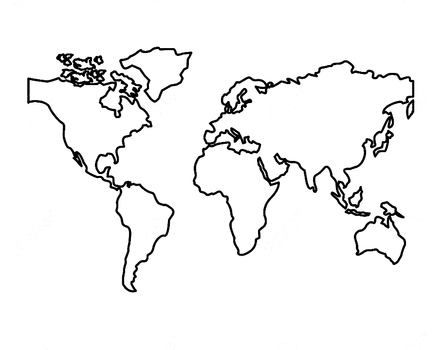 World Map Coloring Pages Free Printable Coloring Pages For Kids World Map Coloring Pages Free Printable Coloring Pages For Kids