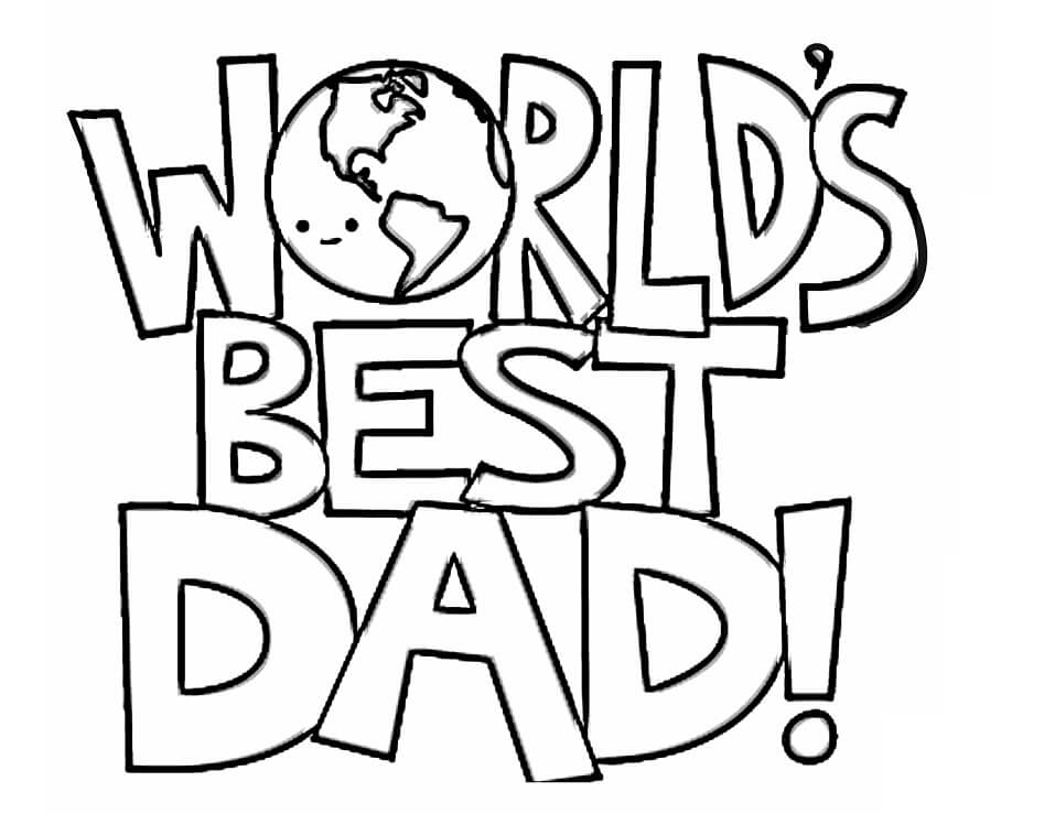 World S Best Dad 1 Coloring Page Free Printable Coloring Pages For Kids World S Best Dad 1 Coloring Page Free Printable Coloring Pages For Kids