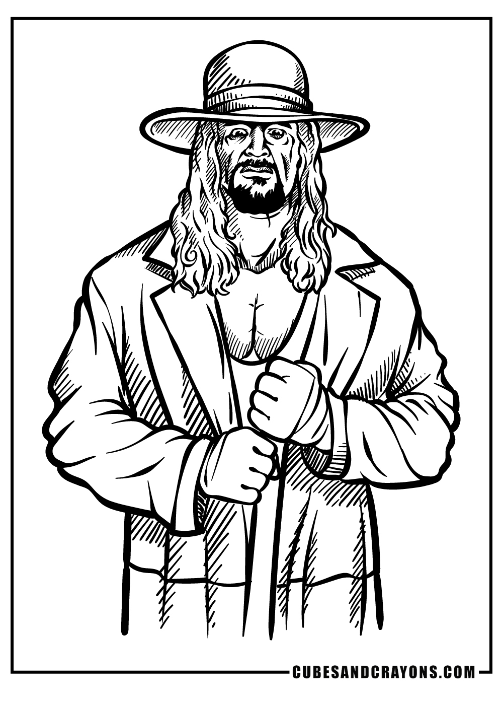 Wwe Coloring Pages Of Undertaker Wwe Coloring Pages Of Undertaker