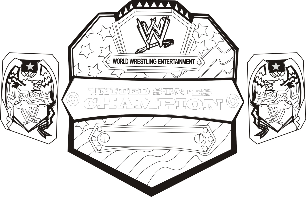 Printable Wwe Belt Coloring Pages Printable Wwe Belt Coloring Pages