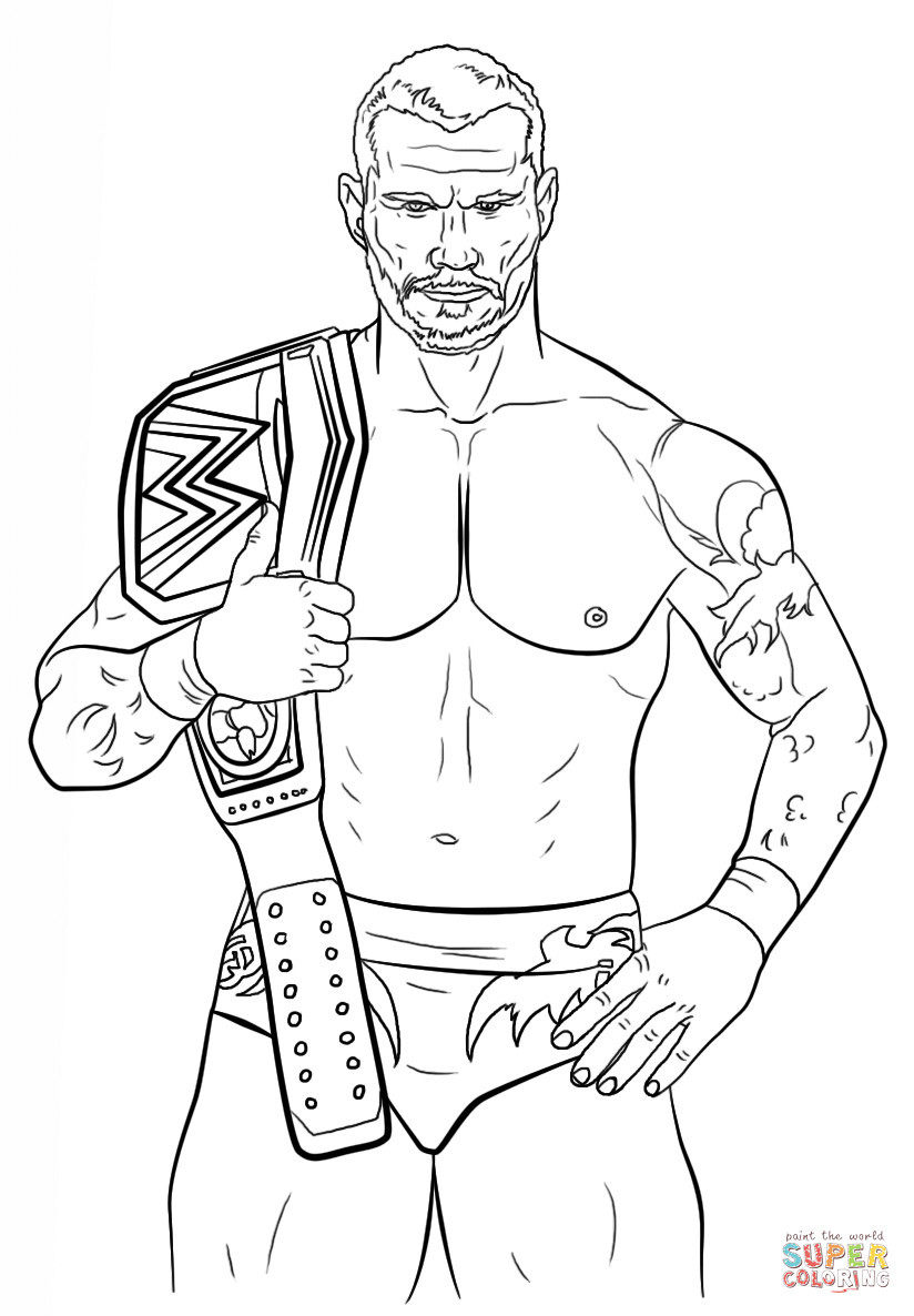 Wwe Printable Coloring Pages Wwe Printable Coloring Pages
