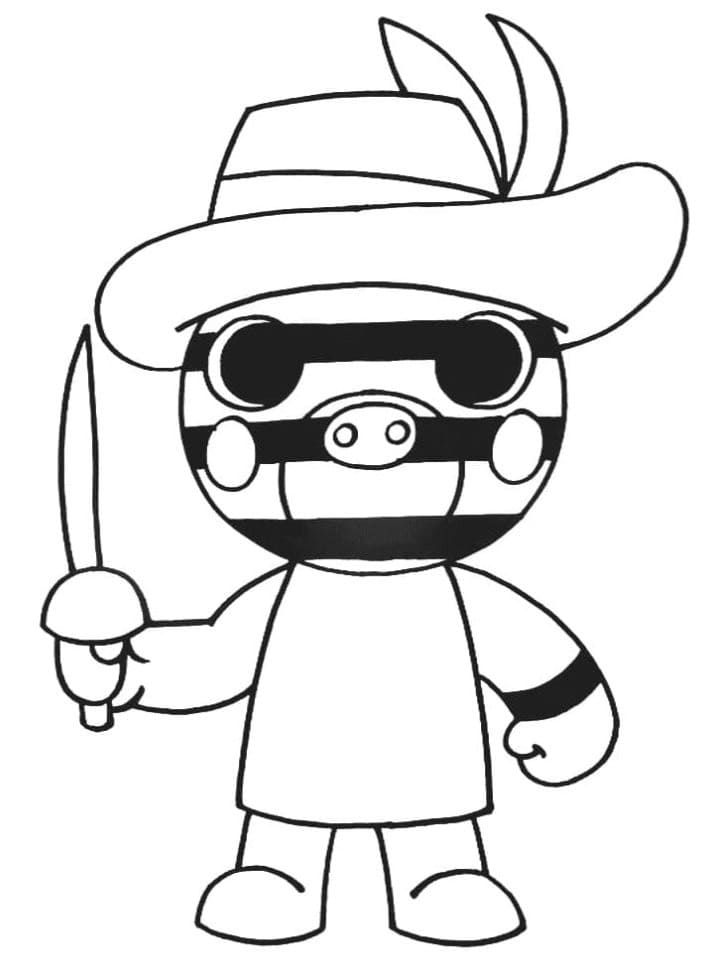 Zizzy Piggy Roblox Coloring Page Free Printable Coloring Pages For Kids