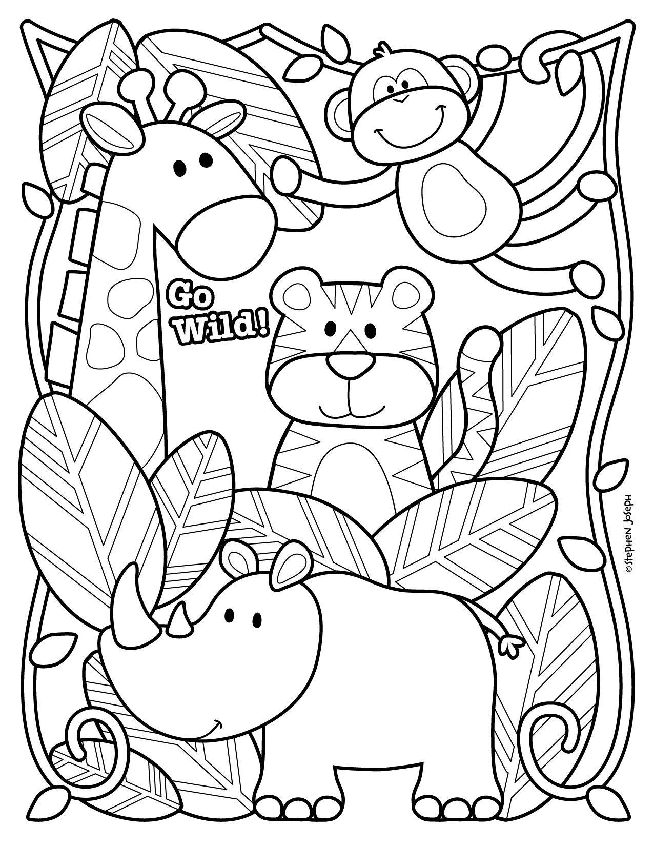 Zoo Worksheets For Kindergarten Zoo Animal Coloring Pages Preschool
